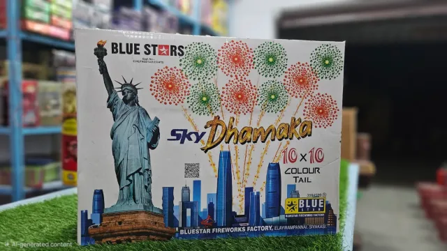 10 × 10 sky dhamaka[ special stage firework]
